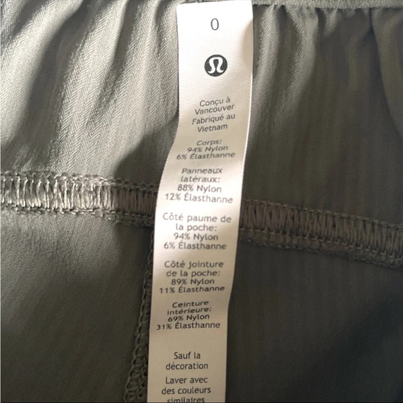 Lululemon Beyond The Studio Jogger size 0 in grey sage - Picture 7 of 8